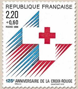 01 2555 19 11 1988 125eme anniversaire de la croix rouge