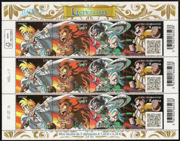 05 f5081 16 09 2016 mini feuille les legendaires