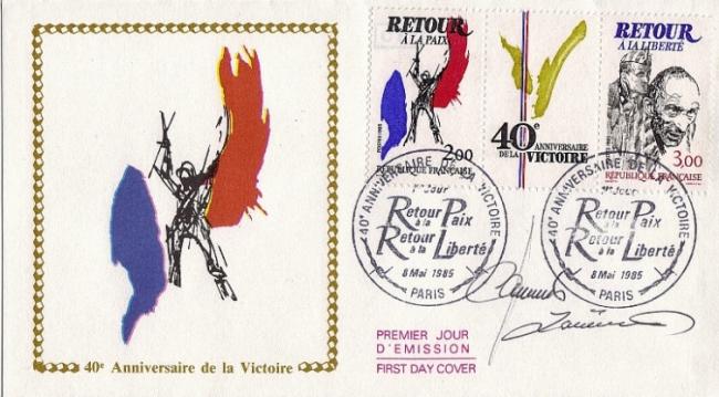 08 2368 2369 08 05 1985 40e anniversaire de la victoire 1945