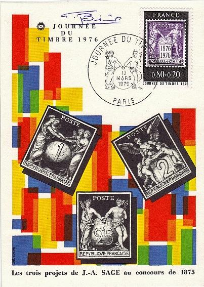 106 1870 13 03 1976 journee du timbre