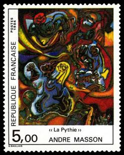 12 2342 13 10 1984 andre masson la pythie