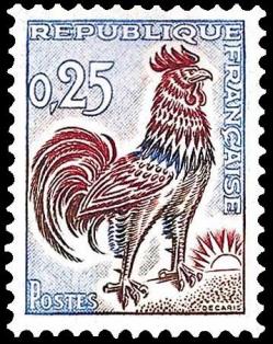 129 1331 10 03 1962 coq gaulois