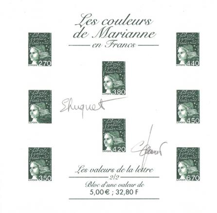 144 bf n 42 12 11 2001 les valeurs de la lettre 2 2 epreuve