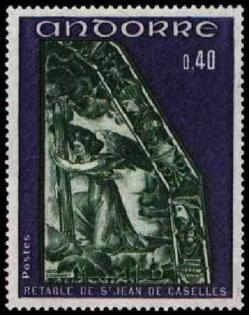 177e 207 24 10 1970 retable de la chapelle de saint jean de caselles violet et gris vert