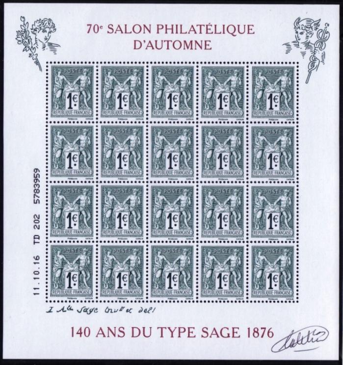 203 03 11 2016 140 ans du type sage 1876 1