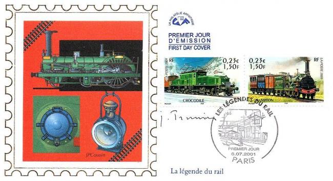 22 3407 3408 06 07 2001 legende du rail