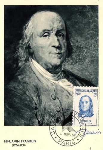 25 1085 10 11 1956 benjamin franklin 1706 1790