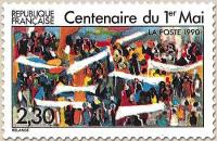 2644 01 05 1990 centenaire du 1er mai 2