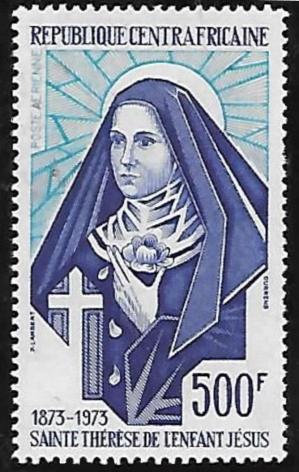 48a pa129 25 12 1973 centenaire naissance sainte therese 01