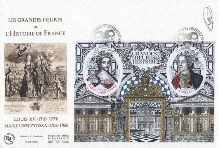50 5640 03 11 2022 louis xv 1710 1774 et marie leszczynska 1703 2