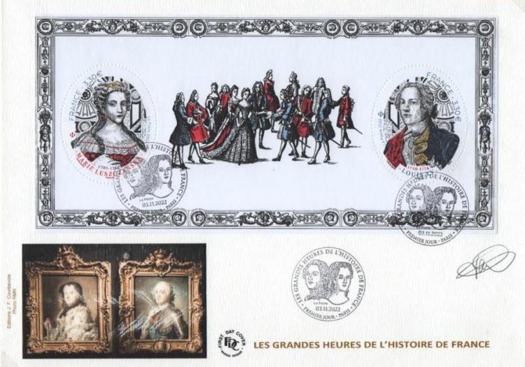 51 5640 03 11 2022 louis xv 1710 1774 et marie leszczynska 1703 3