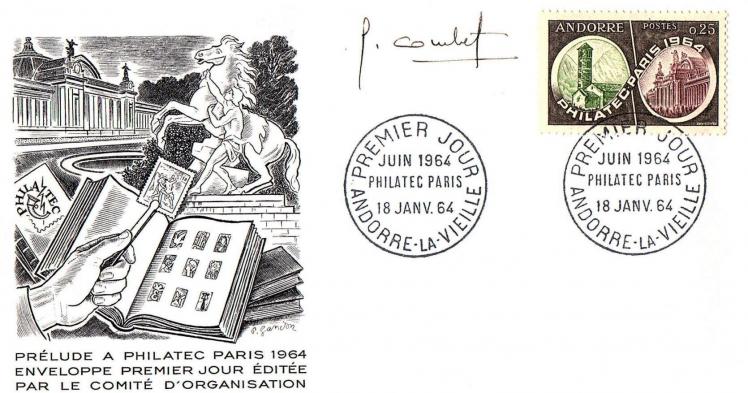 94a 171 18 01 1964 philatec paris 1964