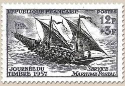 07 1093 16 03 1957 journee du timbre