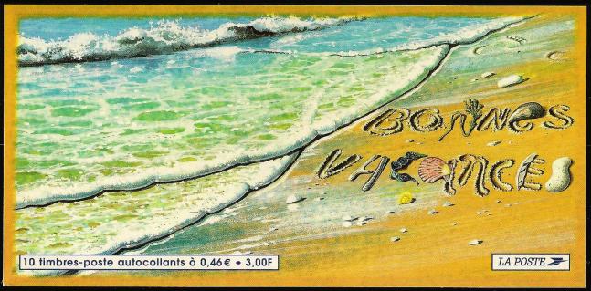 15 10 06 2001 bc3400a vacances timbre autoadhesif
