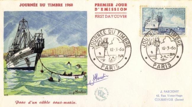 34 1245 12 03 1960 journee du timbre