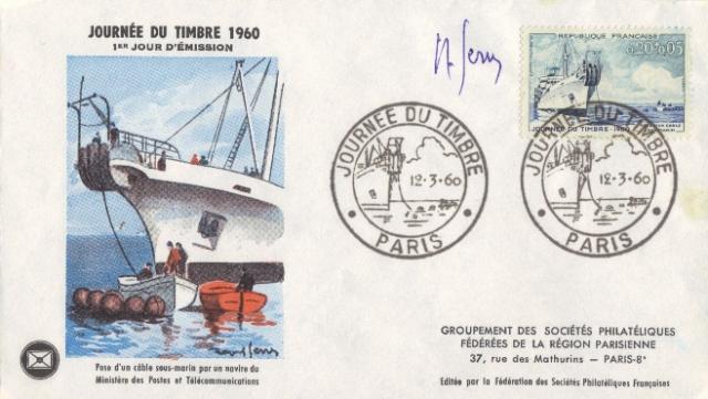 35 1245 12 03 1960 journee du timbre